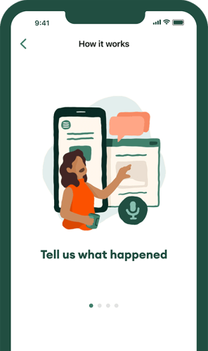 mobile phone with brella's app